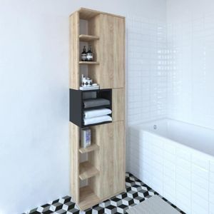 Colonne Salle De Bain Bois Achat Vente Pas Cher