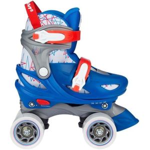 PATIN - QUAD Rollers quad reglable - NIIDJAM - Enfant - Bleu et