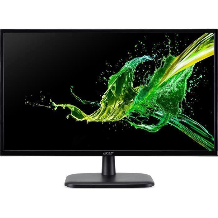 Ecran PC ACER EK240YAbi - Ecran PC 23,8" - Dalle IPS - 5ms - HDMI / VGA - Noir pas cher Ecran PC ACER EK240YAbi - Ecran PC 23,8" - Dalle IPS - 5ms - HDMI / VGA - Noir pas cher