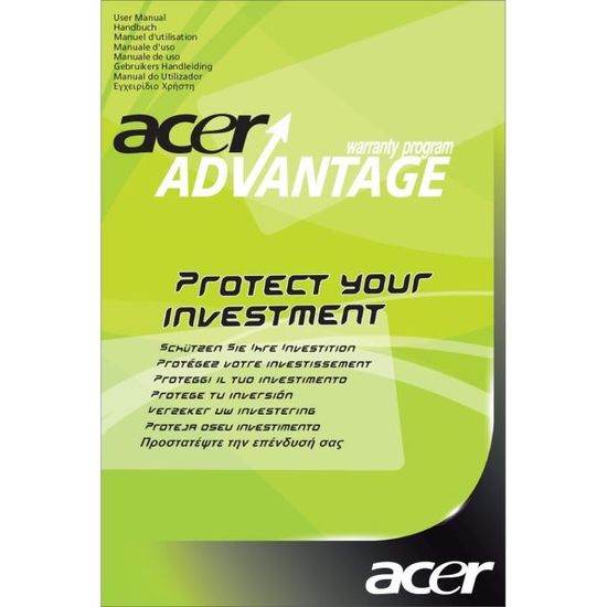 Acer Extension de Garantie 3 ans SV.WTPAF.A02