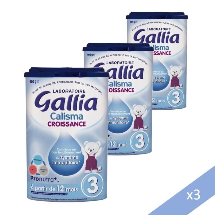 LOT DE 3] GALLIA Calisma Lait en poudre 3e age 900g - Achat / Vente lait de  croissance [LOT DE 3] GALLIA Calisma Lait en poudre 3e age 900g - Cdiscount  Prêt-à-Porter