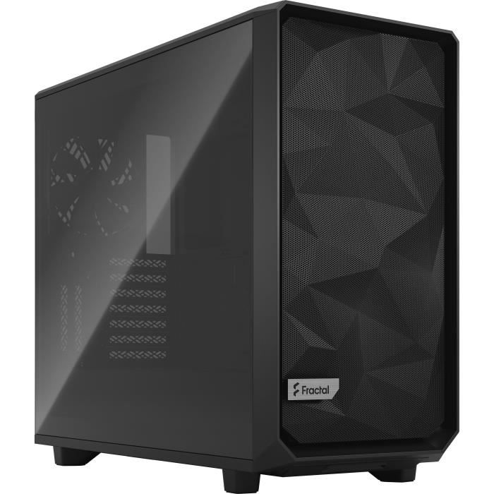 FRACTAL DESIGN BOITIER PC Meshify 2 – Noir – Verre trempé – Format E-ATX (FD-C-MES2A-02)