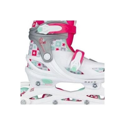 Patins à Roulettes Ajustables DUZSKJ Pour Enfants - Garçons Et Filles, Extérieur, Sécurité Et Confort