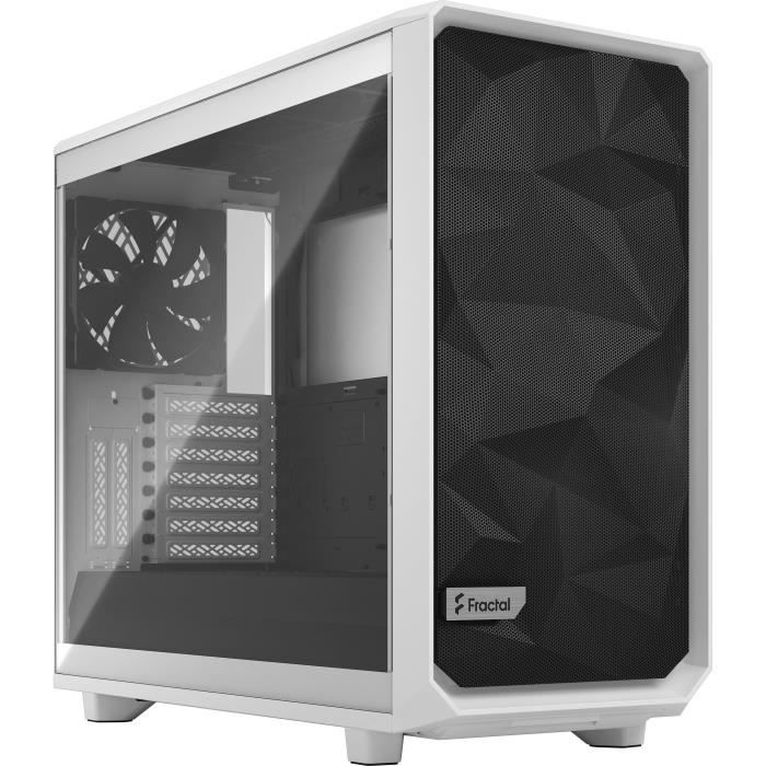 FRACTAL DESIGN BOITIER PC Meshify 2 - Blanc - Verre trempé - Format E-ATX (FD-C-MES2A-05)