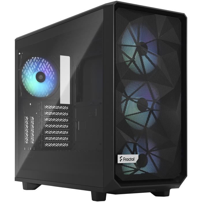 FRACTAL DESIGN – Meshify 2 RGB Black TG Light Tint – Boîtier PC – Noir ( FD-C-MES2A-06 )