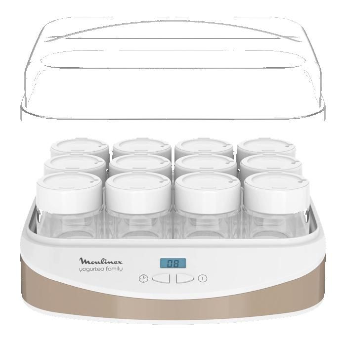 Yaourtière Moulinex Automatisme Total + Pots Blanche Et