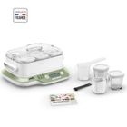 SEB Multi Delices Express Vegetal Yaourtière 6 pots en verre, Sans PBA, 6 programmes, Mode express 4h, Fabriqué en France YG660A11