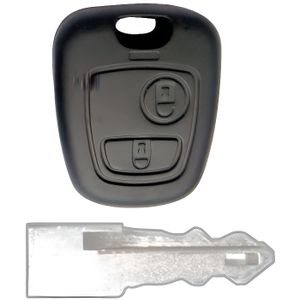 BOITIER - COQUE DE CLÉ Coque de clé compatible Peugeot Citroen 2 boutons