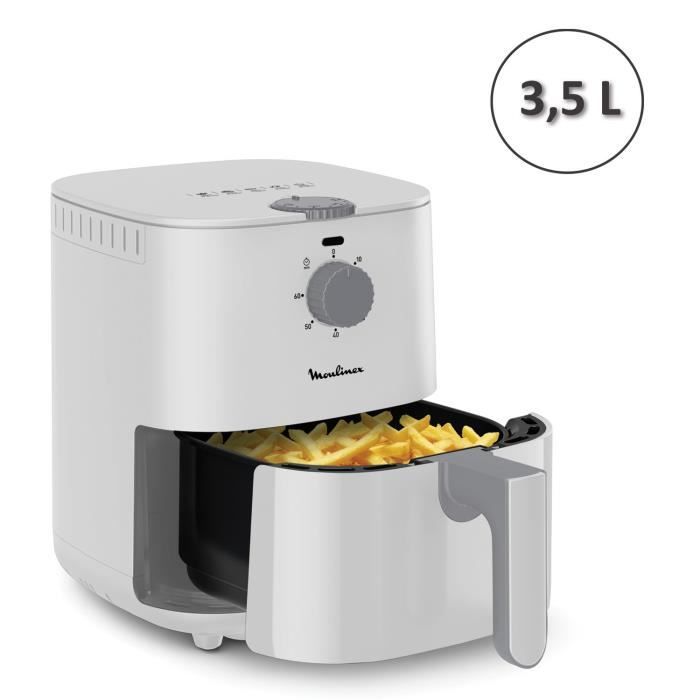 Friteuse sans huile MOULINEX Easy Fry Essential,Capacité 3.5 L, Air Fryer  compacte, Polyvalente, Écoénergétique EZ130A20 - Cdiscount Electroménager