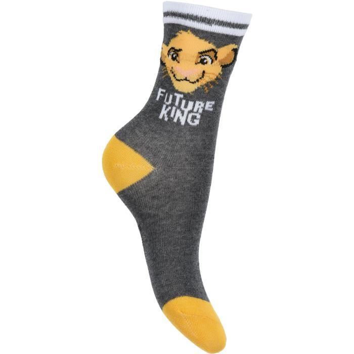 Roi Lion Pack 3 Chaussettes Garcon Cdiscount Pret A Porter