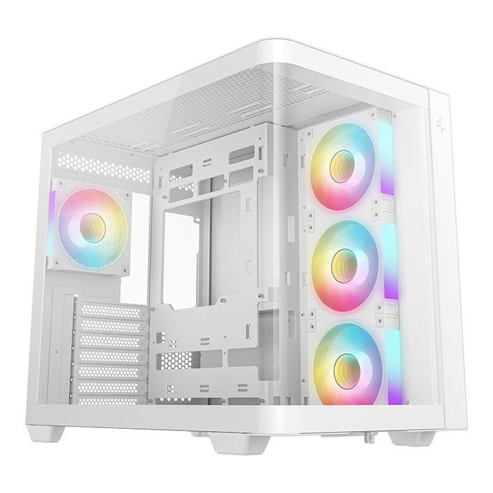 Boîtier PC tour DeepCool CG530U 4F ATX micro ATX ITX 4 ventilateurs 120 mm verre trempé Neuf - vue 7