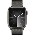 Apple Watch Series 9 GPS + Cellular - 41mm - Boîtier Acier Graphite - Bracelet Graphite Milanese Loop-1