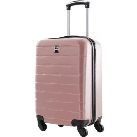 City bag valise cabine ultralight abs 4 deals roues gris foncé