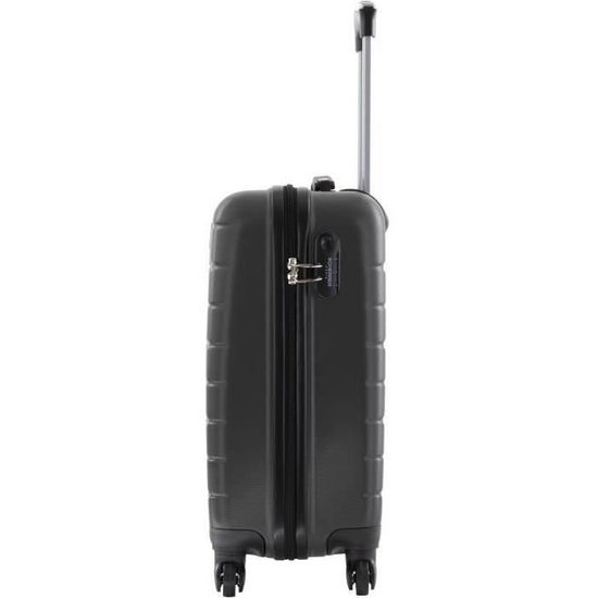 City bag valise cabine ultralight on sale abs 4 roues gris foncé