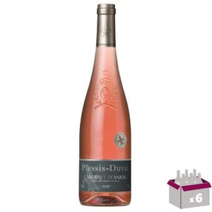 VIN ROSE Plessis-Duval 2022 Cabernet d'Anjou - Vin rosé de Loire x6