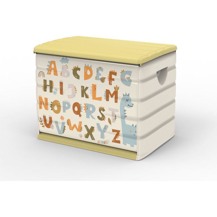 Coffre de rangement - PLASTIKEN - 260 L - 80 x 61 x 53 cm - Lettre