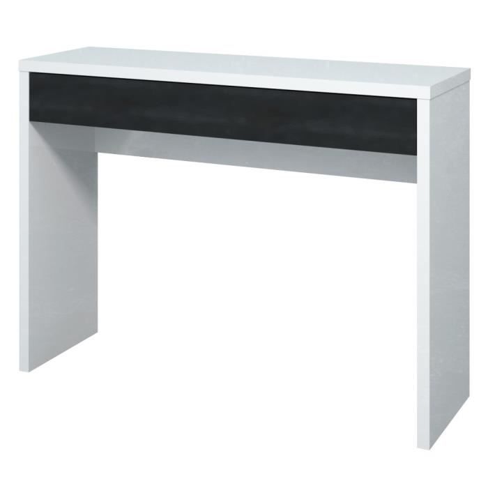 Berlioz Creations Arena Console Blanc, Haute Brillance 109 X 34 X