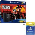 Pack PS4 Pro 1To Noire + Red Dead Redemption 2 Edition Standard + Abonnement Playstation Plus 3 Mois-0
