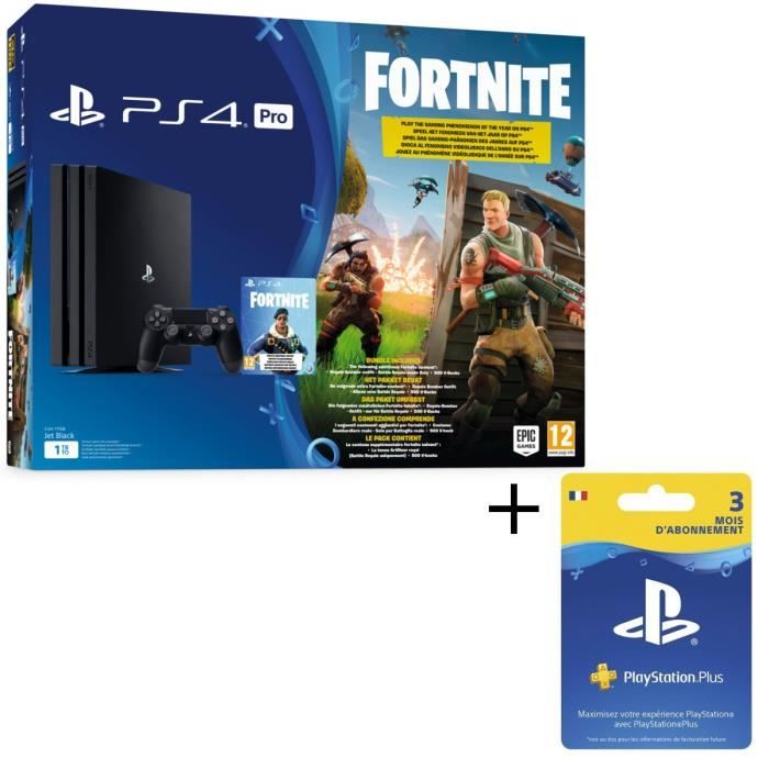 PS4 PRO G 1To Noire (PS4)