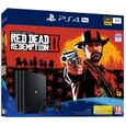 Pack PS4 Pro 1To Noire + Red Dead Redemption 2 Edition Standard + Abonnement Playstation Plus 3 Mois-1