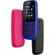 Téléphone mobile - NOKIA - 105 TA1175 DS FR BLEU - Batterie longue durée - SMS - Bleu-1