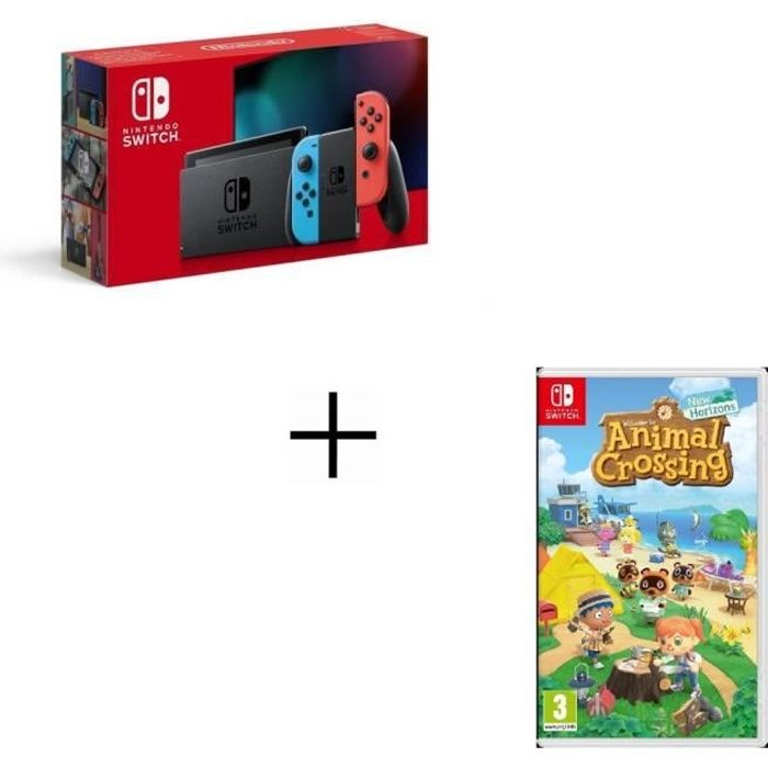 Nintendo switch 2025 neon animal crossing