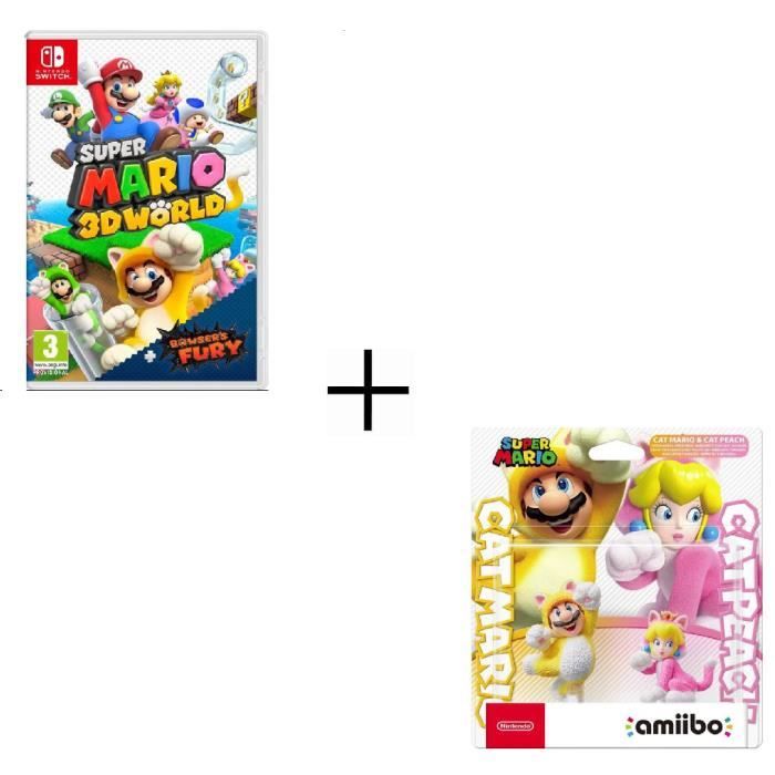 Super Mario 3d World Bowser S Fury Jeu Nintendo Swicth Amiibo Mario Chat Et Peach Chat Cdiscount Jeux Video Super Mario 3d World Bowser S Fury Jeu Nintendo Swicth Amiibo Mario Chat Et Peach Chat Cdiscount Jeux Video
