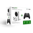 Pack Xbox : Console Xbox Series S - 512Go + 2ème manette Xbox Series sans fil nouvelle génération - Carbon Black (Noir)-0