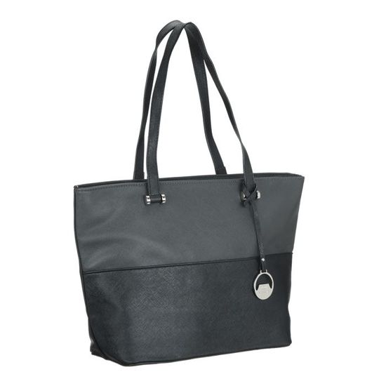 Sac à Main Noir David Jones Pour Femme - Occasion Comme Neuf, Matière PVC, Doublure Tissu