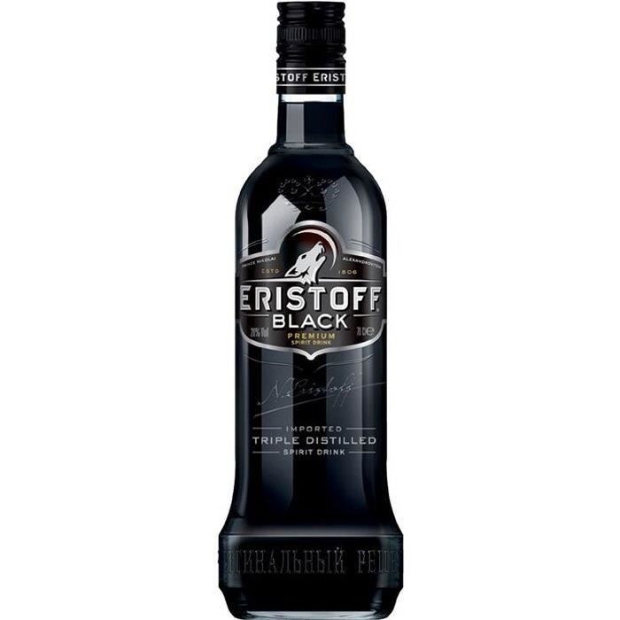 Vodka Eristoff Black - Vodka premium - 18%vol - 70cl - La cave