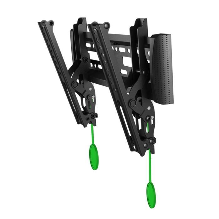 SUPPORT TV MURAL INCLINABLE NOIR