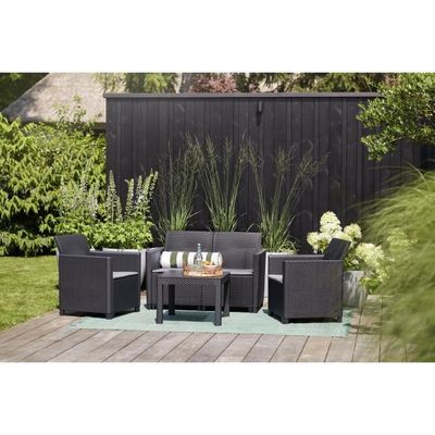 Salon de jardin en résine