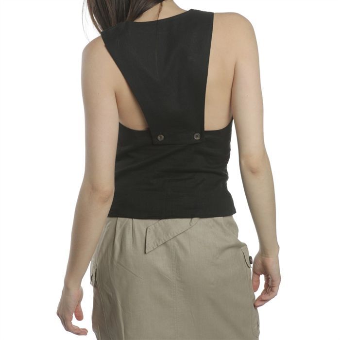 Gilet garçon de café femme best sale