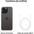 iPhone 15 Pro Max 256GB Noir Titanium-6