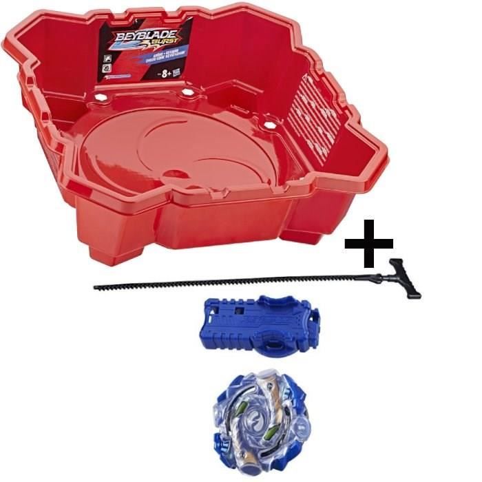 BEYBLADE BURST - Arène pour toupies - Basic Stadium (Octagon) - Rouge -  Enfant - 8 ans et plus