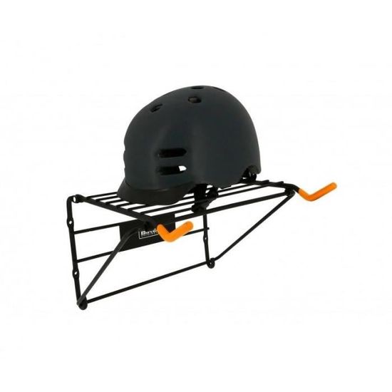 Biigdan - Support Mural Pour Vélo - Porte-vélo Mural Réglable - Capacité 30 Kg - Pour VTT Et Vélo De Route - Noir - Acier Au Carbone