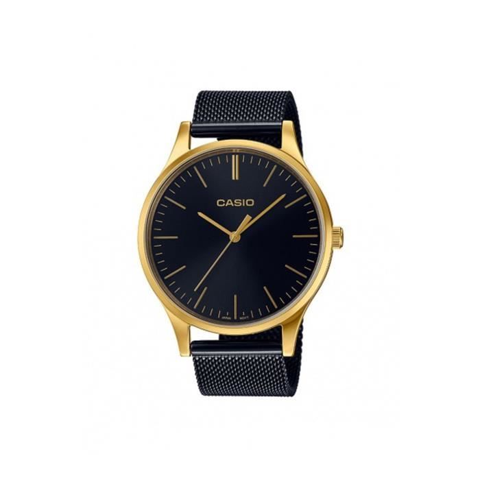CASIO Montre Basic Vintage Dor et noir Femme Cdiscount T l phonie