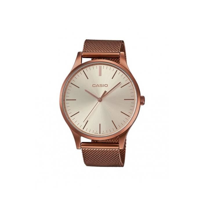 Montre casio rose best sale femme