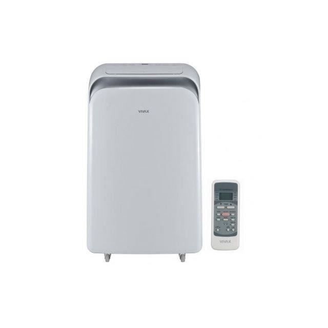 VIVAX ACP-12PT35AEH Climatiseur mobile réversible 3500 watts - 12 000 Btu - Silencieux - Programmabl