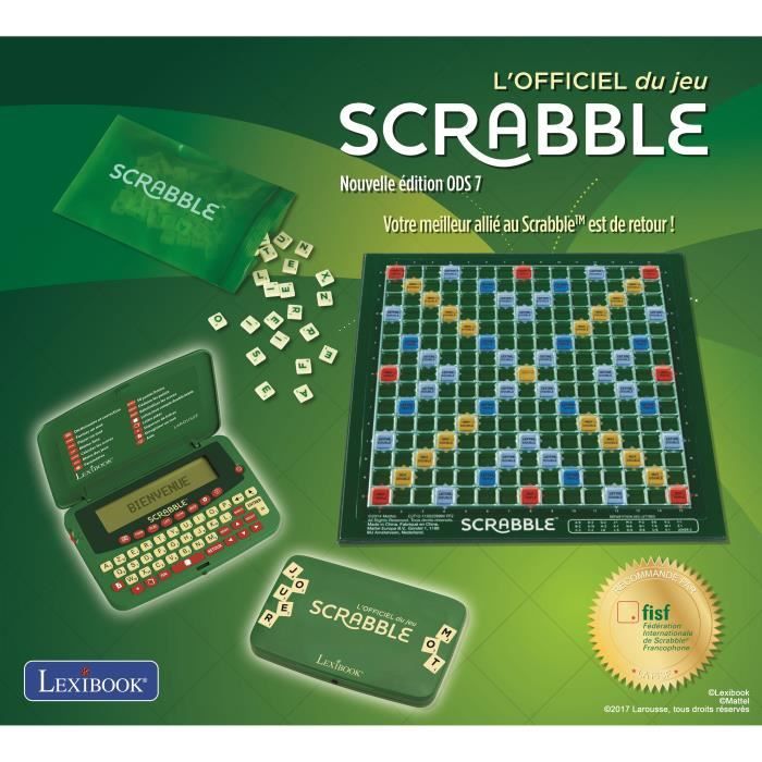 Dictionnaire Lexibook Lofficiel du Jeu Scrabble Deluxe nouvelle