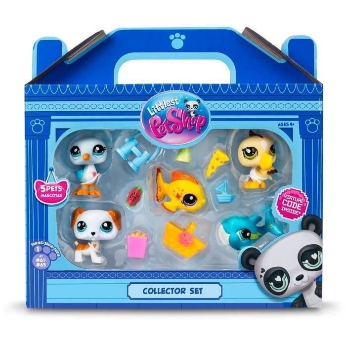 Lot De 22 Figurines Littlest Pet Shop + Accessoires - Dont Jumbo - Hasbro