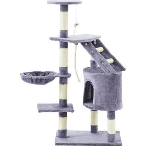 Arbre A Chat Joe 40x40x114cm Gris Bleute Cdiscount Animalerie Arbre A Chat Joe 40x40x114cm Gris Bleute Cdiscount Animalerie