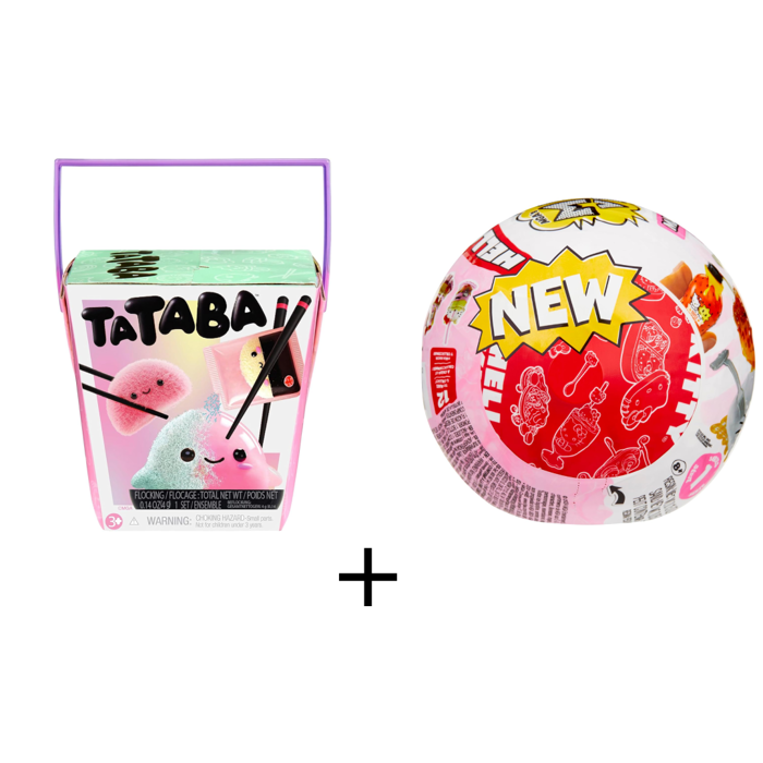 Pack de 2 produits - Tataba Squishy - Boule Miniverse Hello Kitty