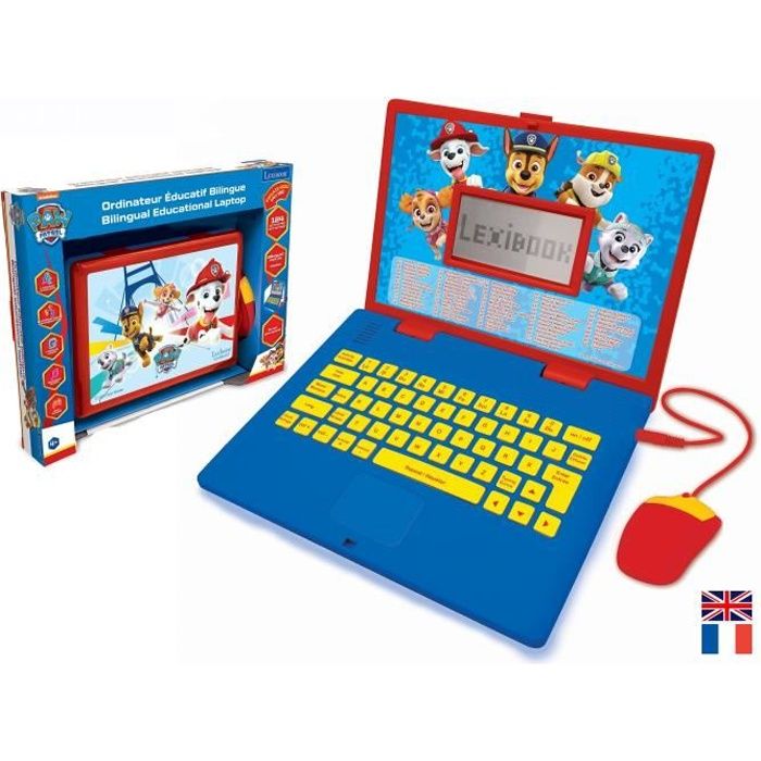 Ordinateur Éducatif Pat? Patrouille ? 124 Activités françaisanglais Lexibook 'ordinateur