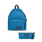 EASTPAK - Sac à Dos Padded Pak'r + Trousse Benchmark Single - Blue Voltaic