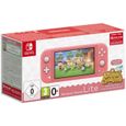 Console portable Nintendo Switch Lite • Corail + Animal Crossing: New Horizons (Code) + 3 mois d'abonnement NSO (Code)-0