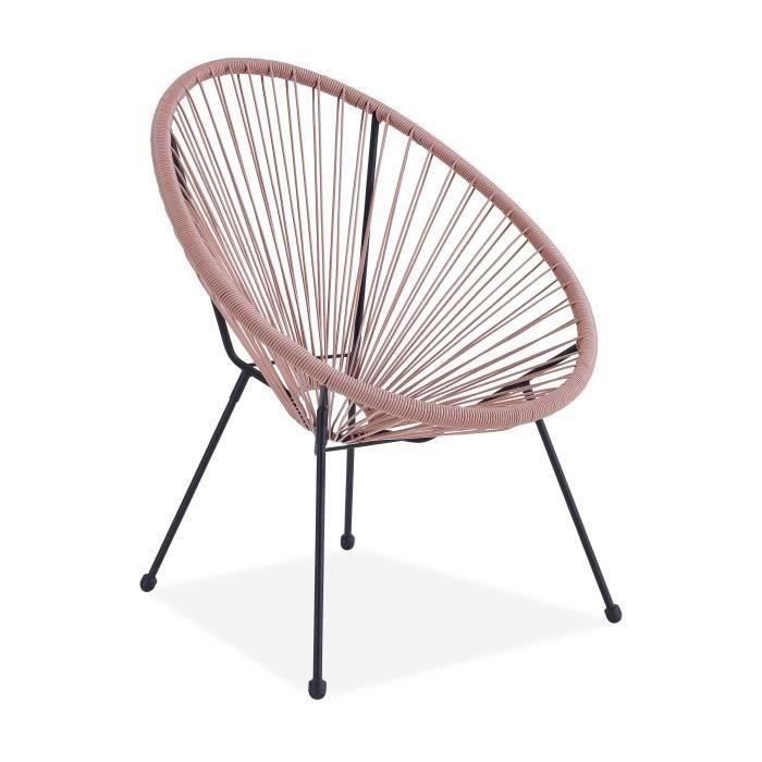 Fauteuil en Fils de résine Nature 