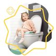 Badabulle Bundle Apprentissage Propreté avec 1 Pot d'apprentissage enfant + 1 Marchepied antidérapant + 1 Réducteur WC rembourré-1