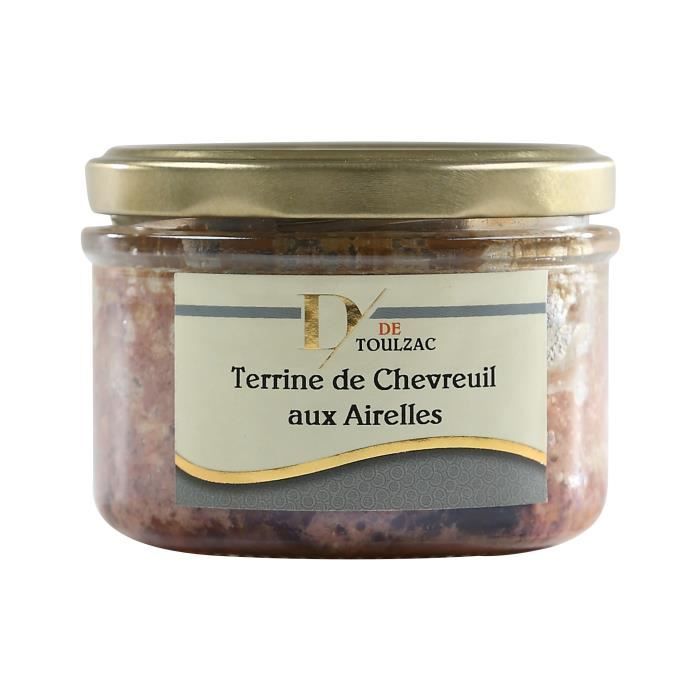 Terrine de chevreuil aux Airelles D DE TOULZAC 180g Cdiscount Au
