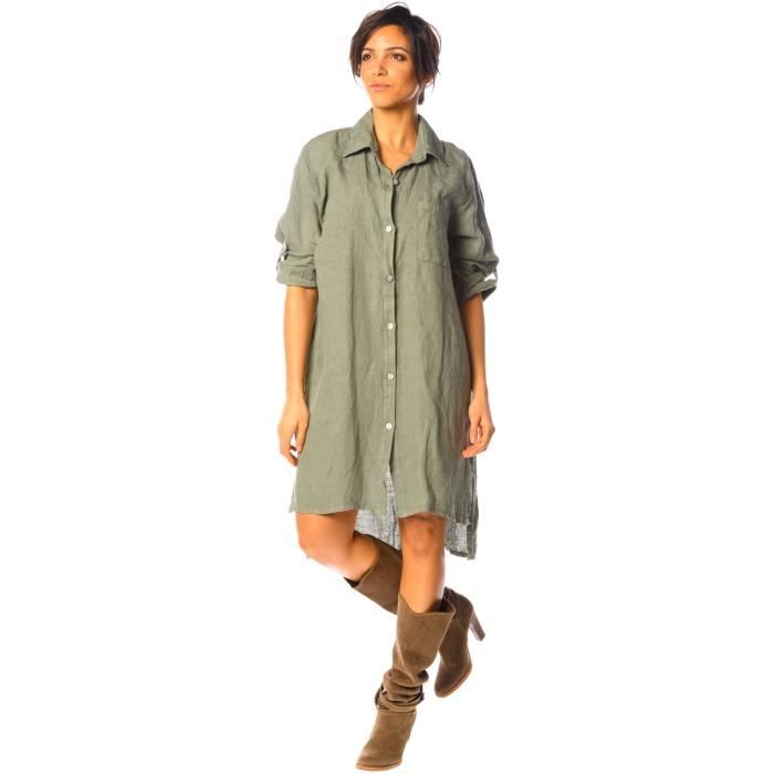Chemise vert kaki femme deals